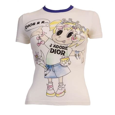 dior cartoon tee|Dior t shirt 2020.